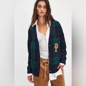 Pendleton Green and Blue Plaid Button-Down Shirt